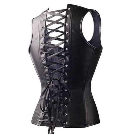 Black Gothic Steampunk Overbust Corset - Max Shapewear