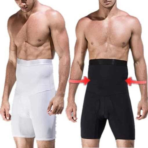Men's Compression High Waist Boxer Shorts Belly Control Girdle Pants Body  Shaper