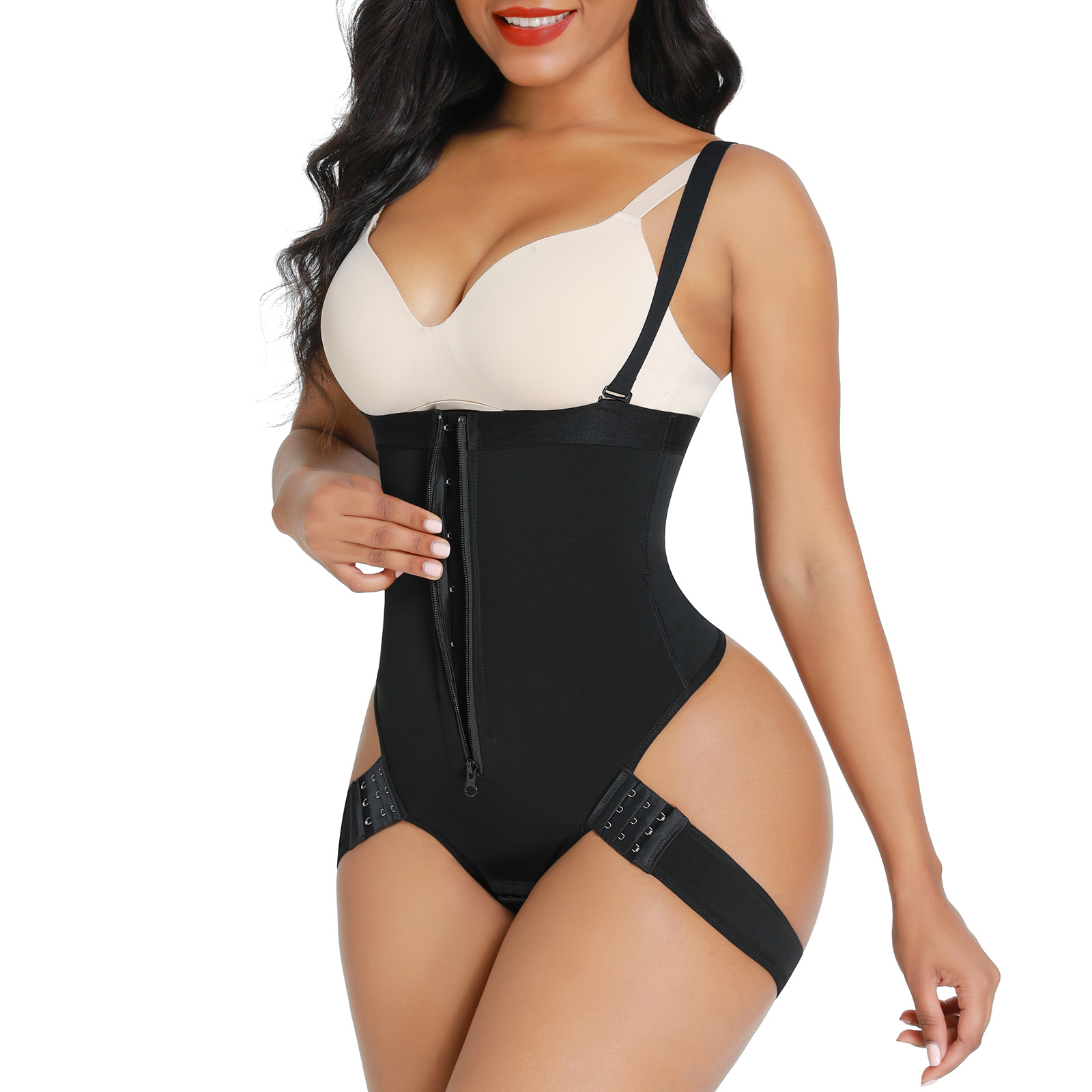Compre Women's Cuff Tummy Trainer with Butt Lift Waist Trainer Butt Lifting  Open Bust Tummy Control Shapewear Corset