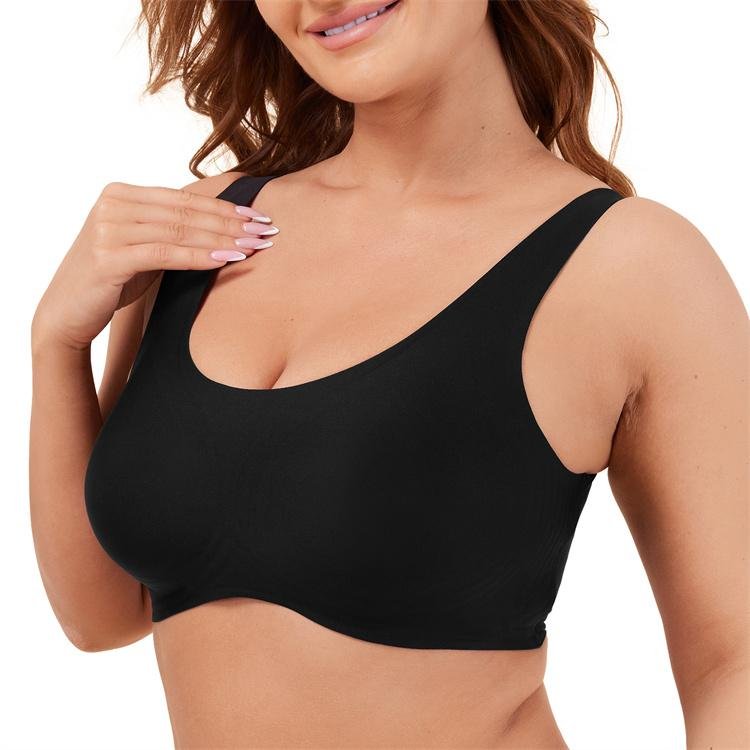Plusform Instant Shaping Seamless Leisure Bra with Removable Pads 1205