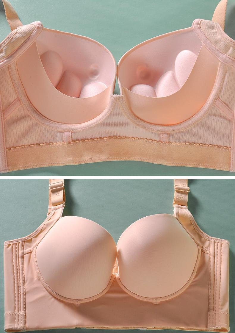 Foraging dimple Fashion Deep Cup Bra Hides Back Fat Diva New Look