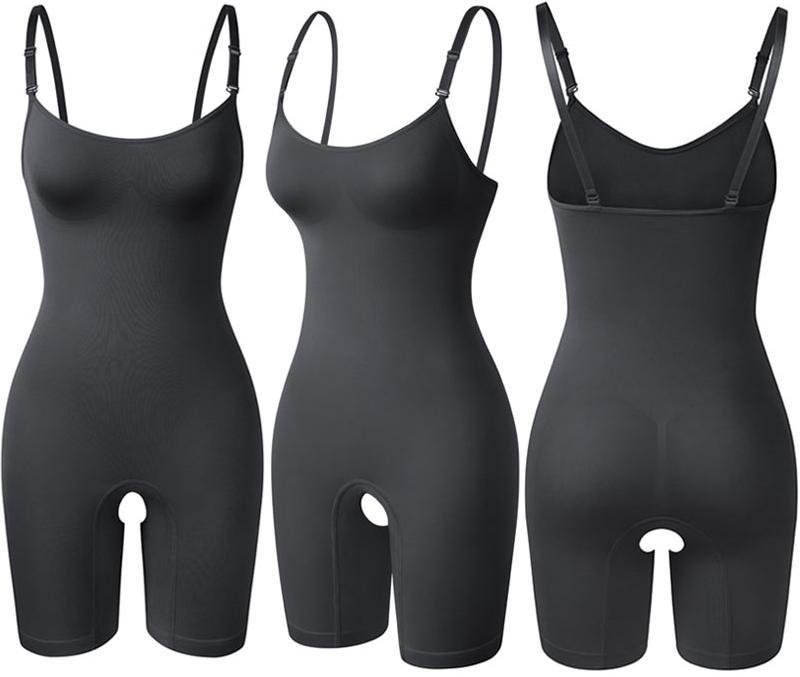 Bodysuit With Built-in Bra Sleeveless Shaper