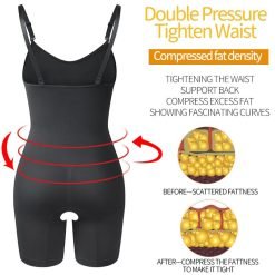 Bodysuit With Built-in Bra Sleeveless Shaper