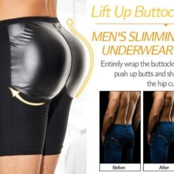 Men Tummy Control Padded Boxer Shapewear