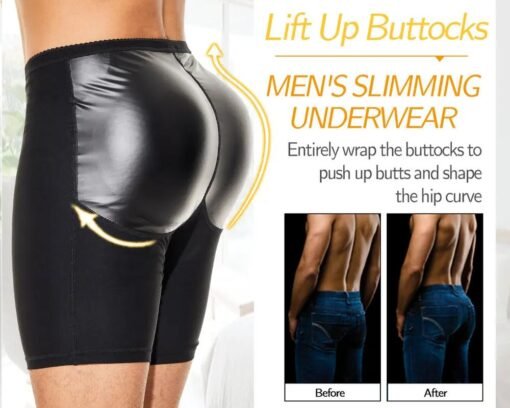 Men Tummy Control Padded Boxer Shapewear