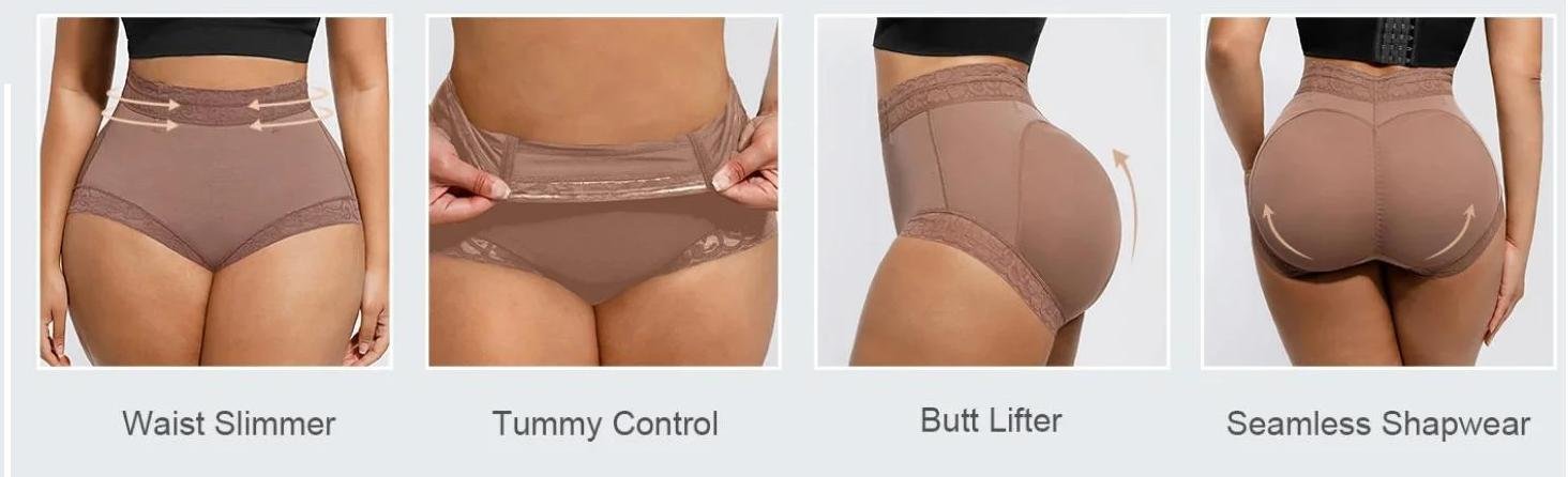 Mid Rise Shapewear Booty Lifting Short